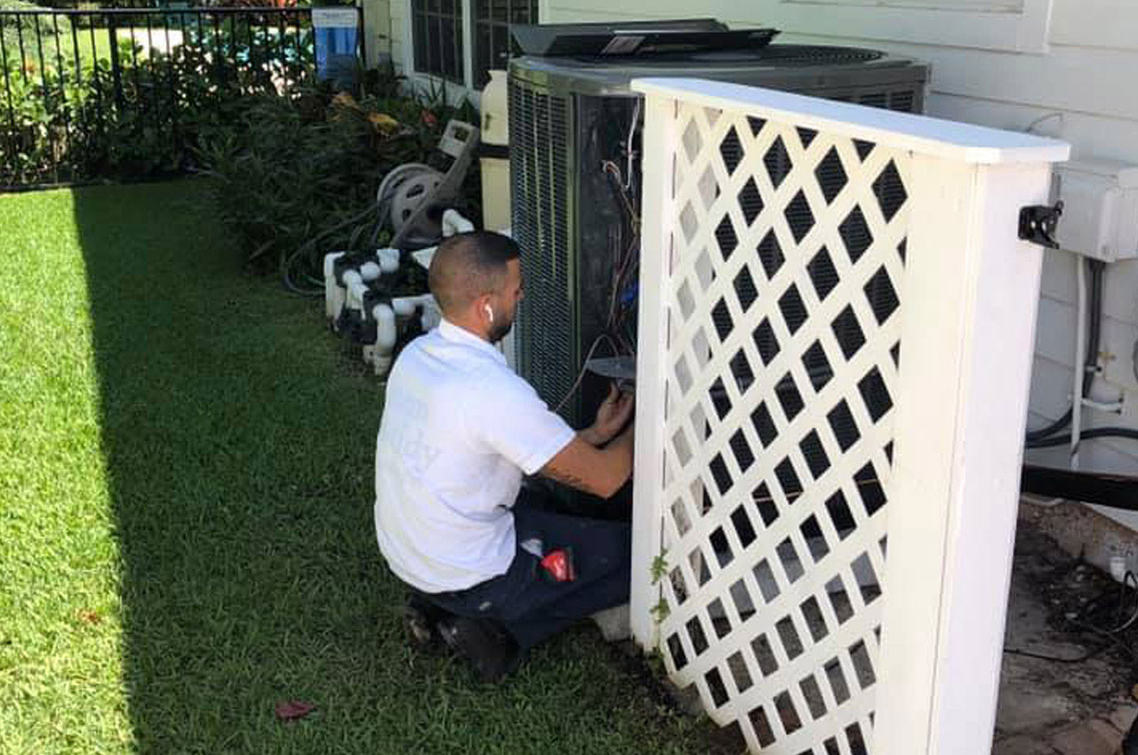 installing air conditioning unit outside